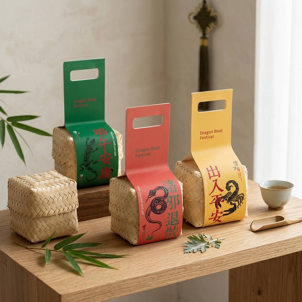 Eco Friendly Decorative Paper Sleeve For Premium Traditional Food Gifts