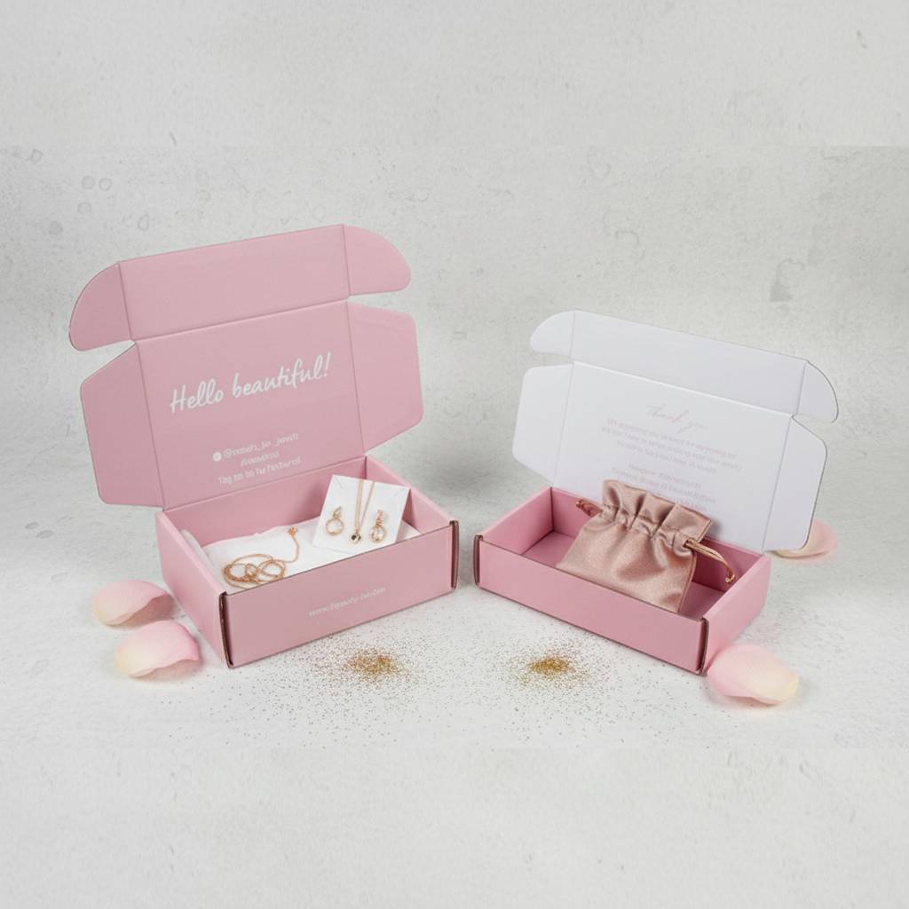 Luxury Custom Jewelry Mailer Box For Sophisticated Brand Presentation