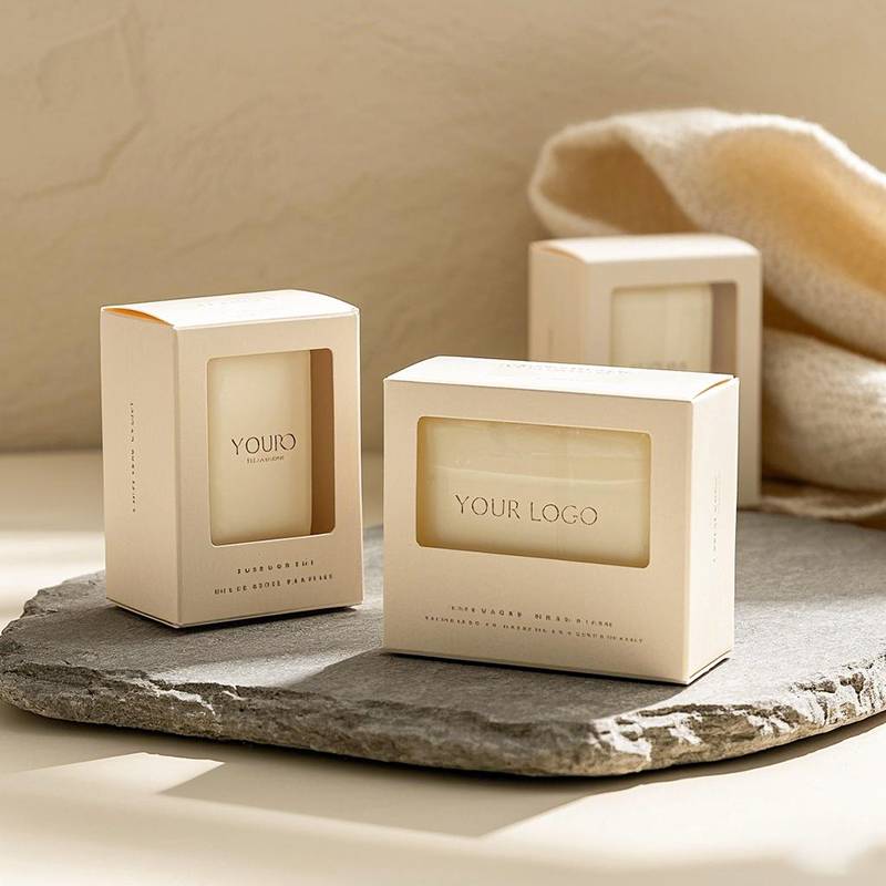 Elegant White Soap Boxes Designed For Boutique Bath Products