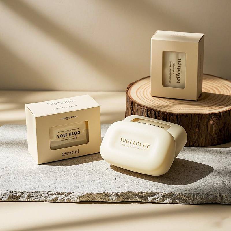 Custom White Soap Boxes With Elegant Die-Cut Window Designs