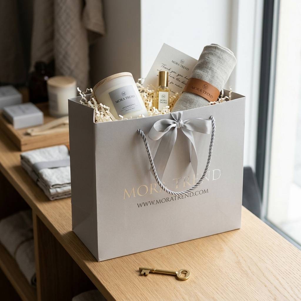 Elegant Custom Grey Paper Bags For High End Events