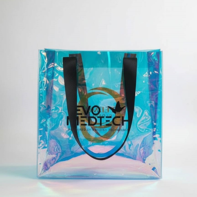 Custom Logo Iridescent Hologram Bags Wholesale For Trendy Brands