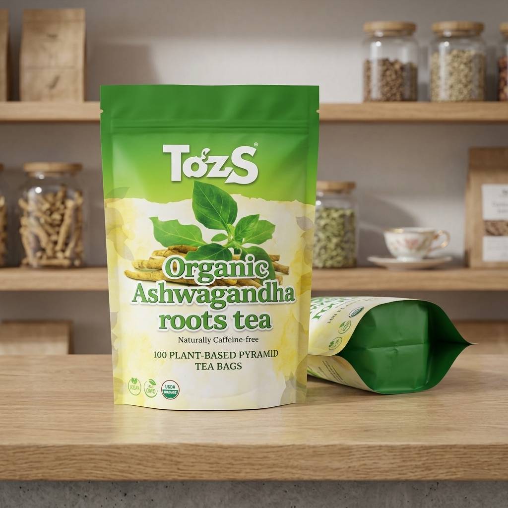 Custom Logo Printed Ziplock Food Bag For Organic Products
