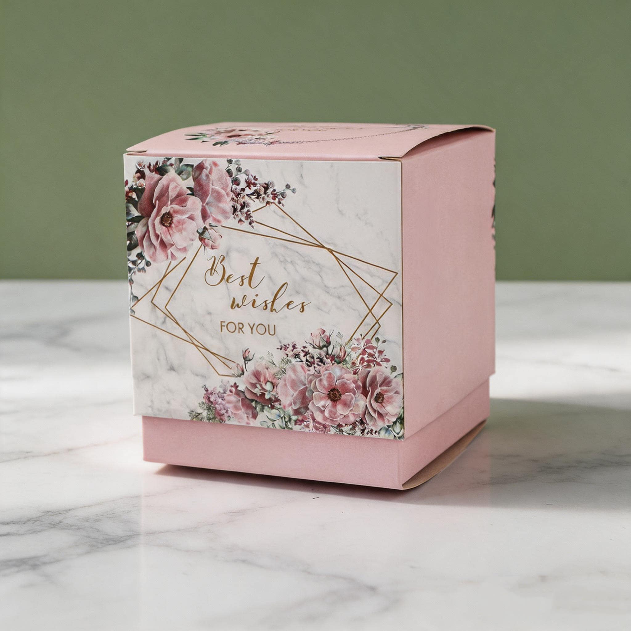 Sophisticated Custom Paper Box For Boutique Candle Maker Brands