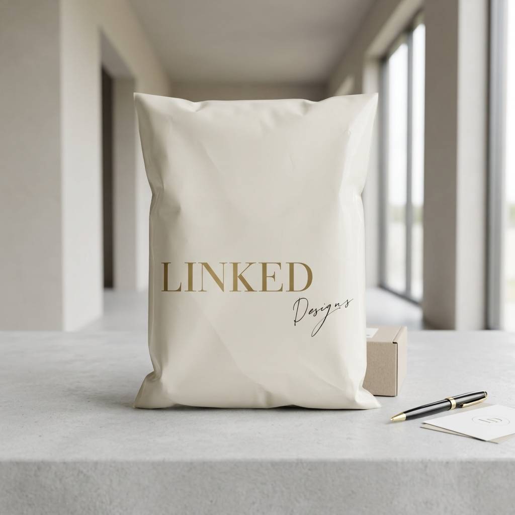 Professional Custom Poly Mailer For Elegant Boutique E-commerce Shipping
