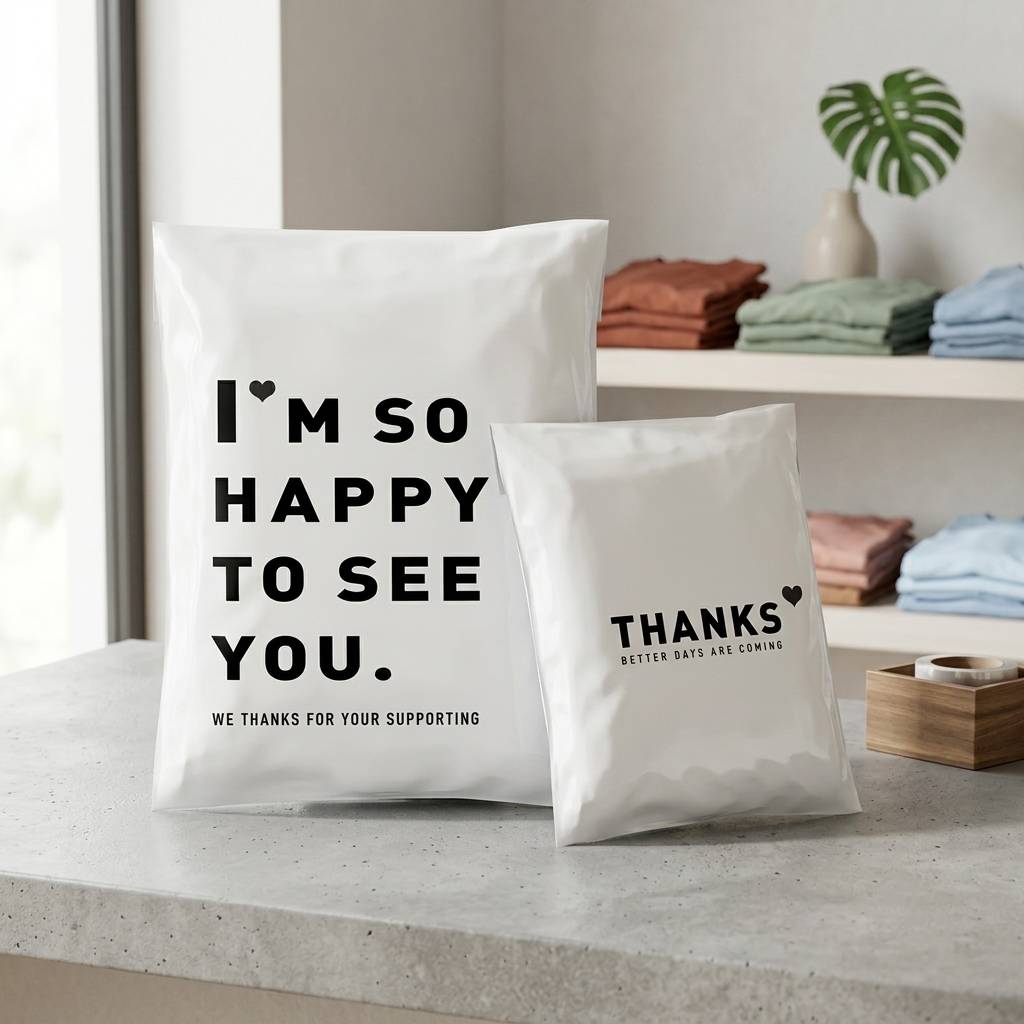 Custom Printed Mailing Bag For Clothes Branded E-commerce Shipping
