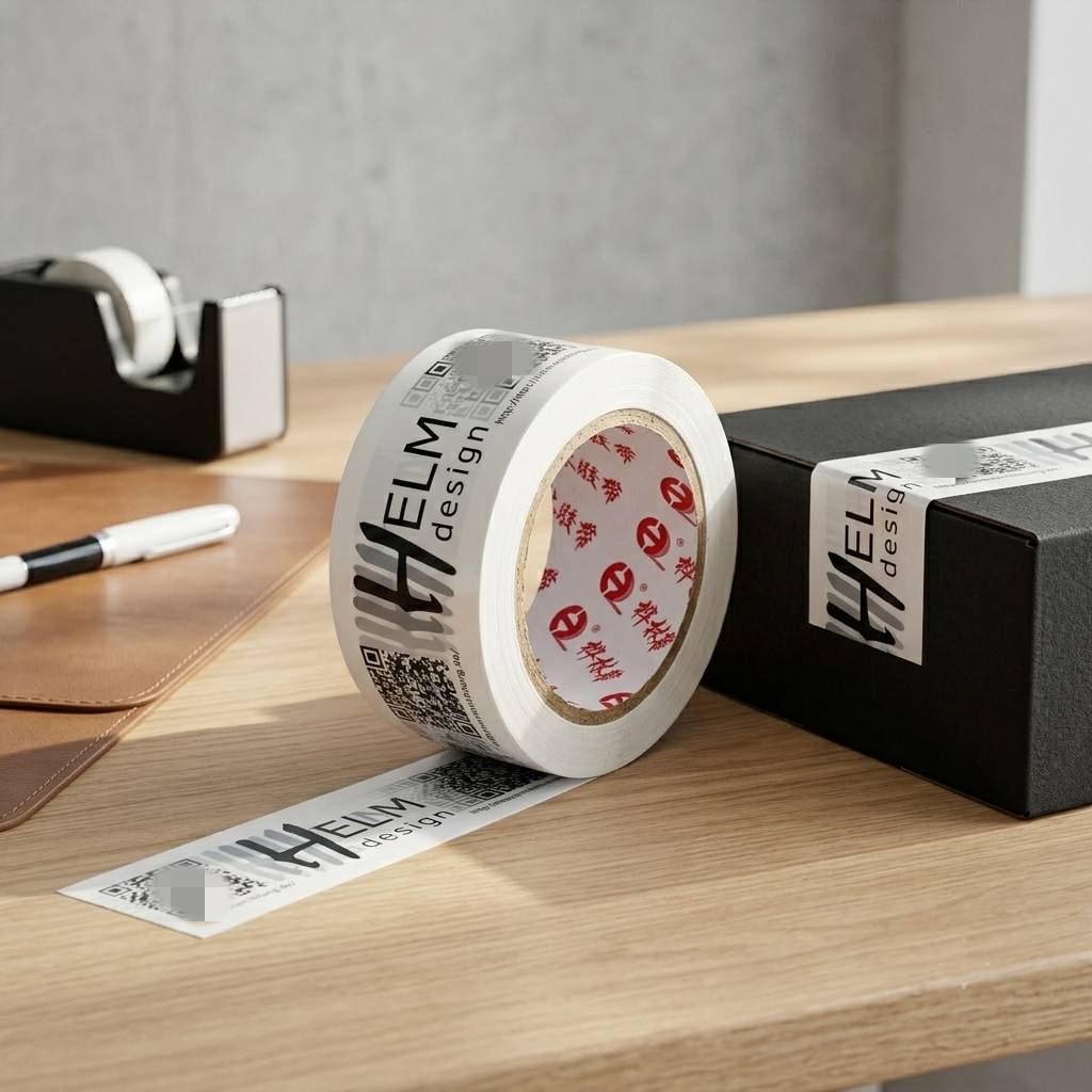 Customised Packaging Shipping Tape White Packing Tapes With Logo Customised Packaging Shipping Tape White Packing Tapes With Logo
