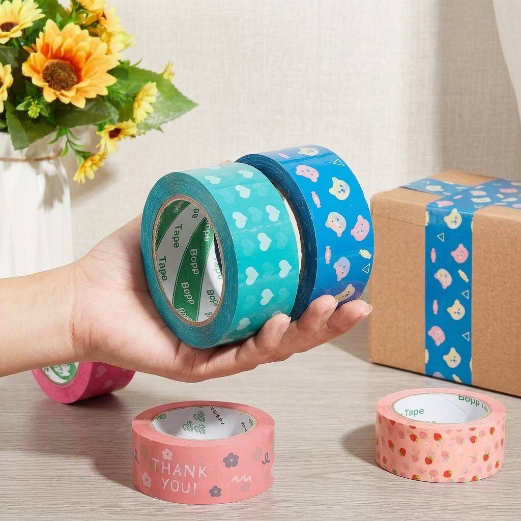 Waterproof Colorful Packing Tape with Acrylic Glue for Fragile Carton Shipping Waterproof Colorful Packing Tape with Acrylic Glue for Fragile Carton Shipping
