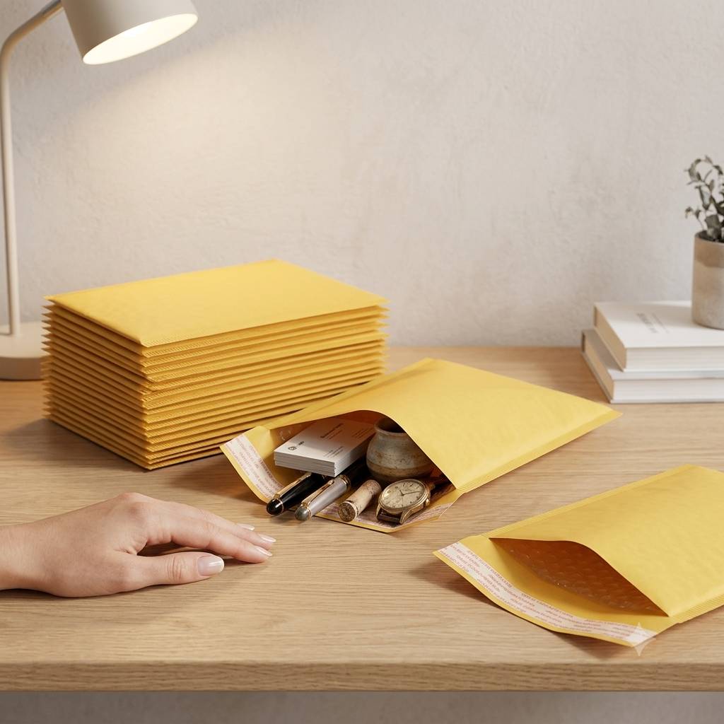 Custom Logo Waterproof Padded Envelopes Self-Seal Shipping Bubble Mailers Bags