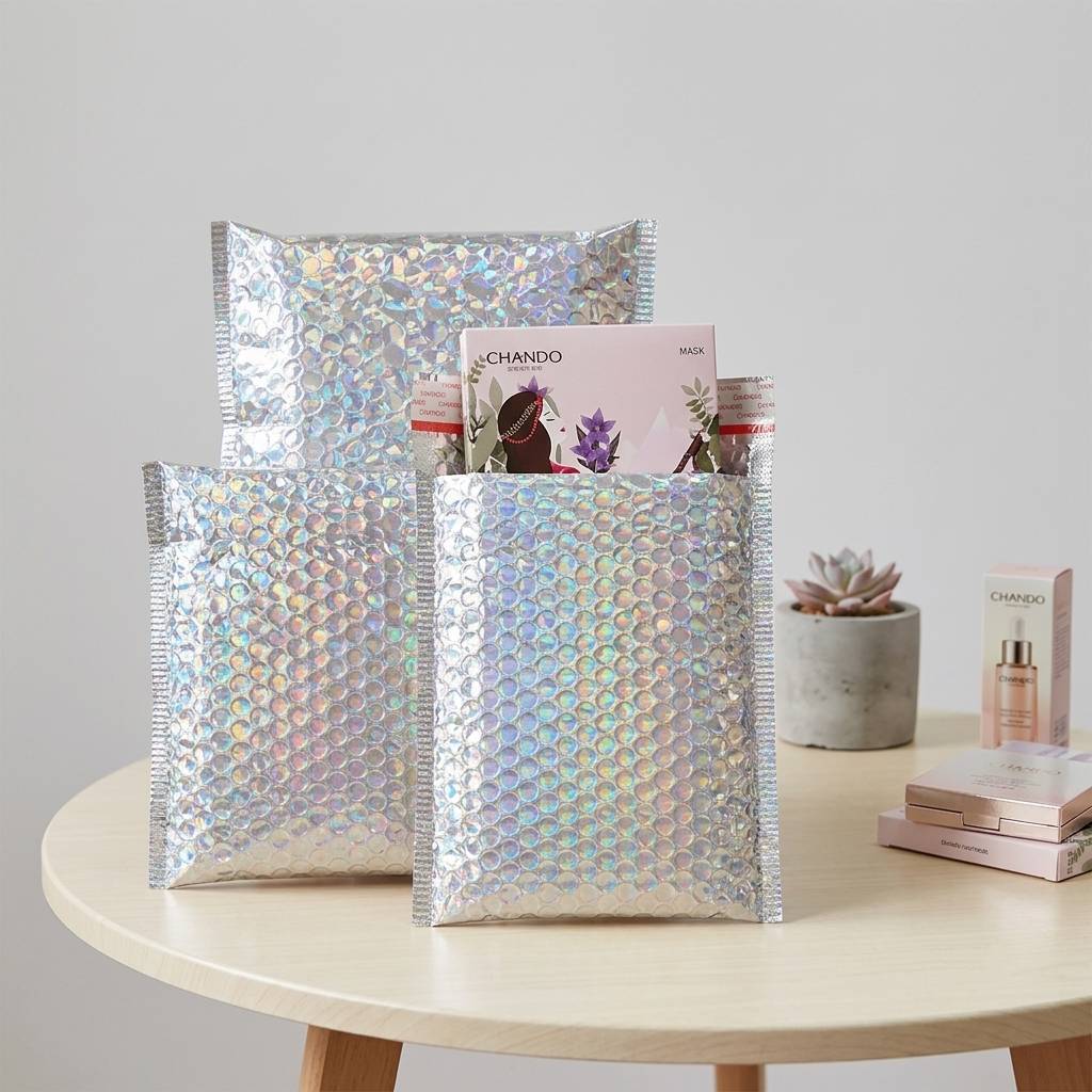 Eco-friendly Holographic Bubble Mailers For Sustainable E-commerce Businesses