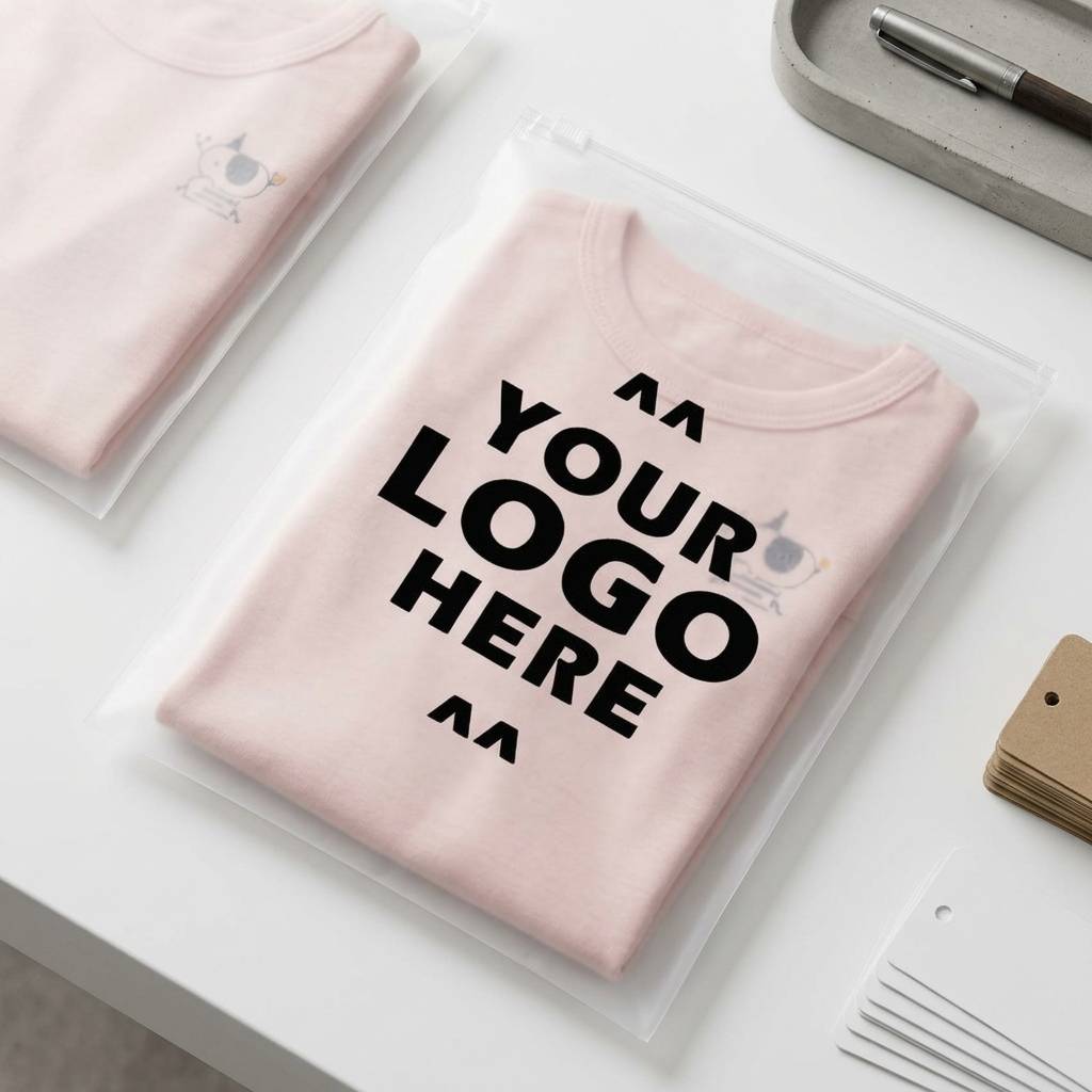 Customized Protective Zipper Poly Bags For Delicate Garments Storage