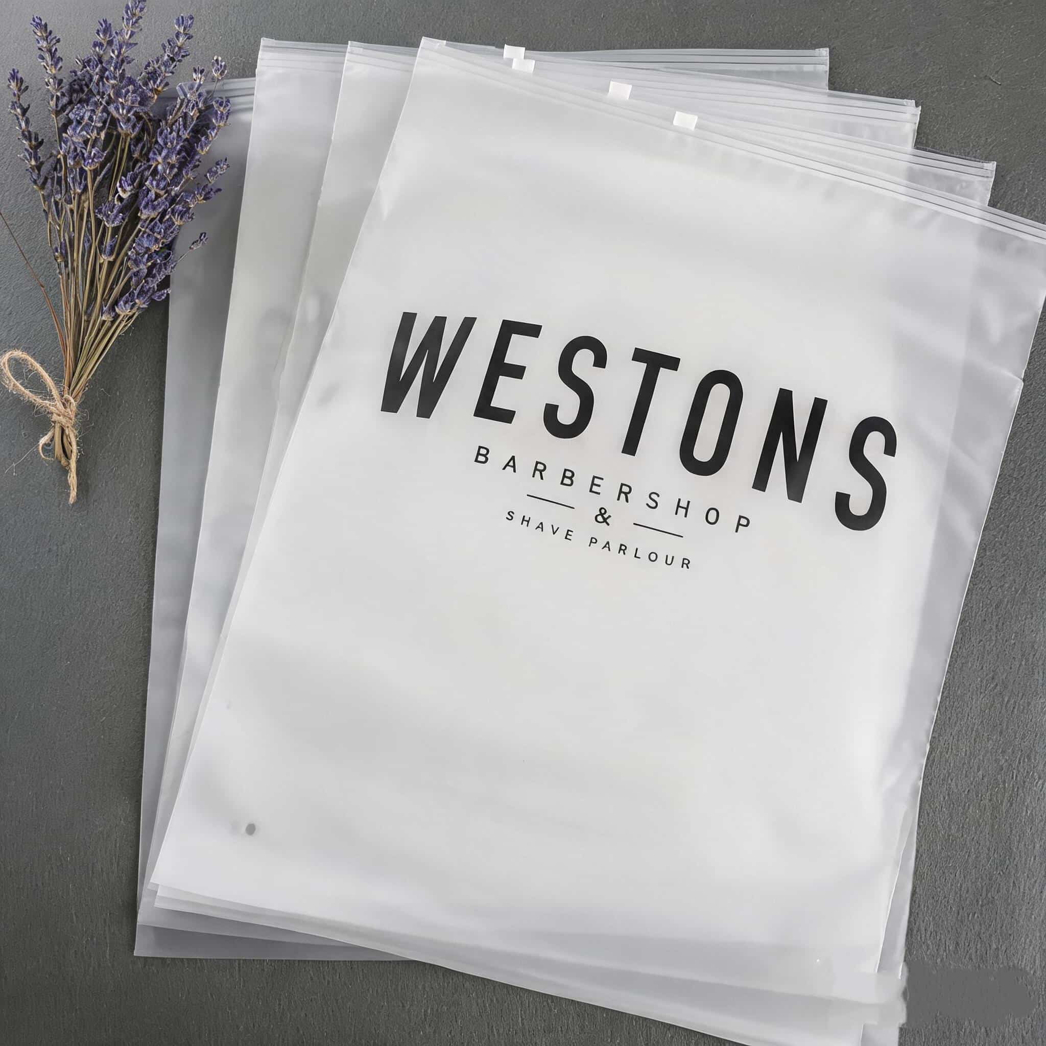 Eco-Friendly Frosted Zipper Bag Packaging Garment Plastic Zipper Bag Printed Logo Eco-Friendly Frosted Zipper Bag Packaging Garment Plastic Zipper Bag Printed Logo