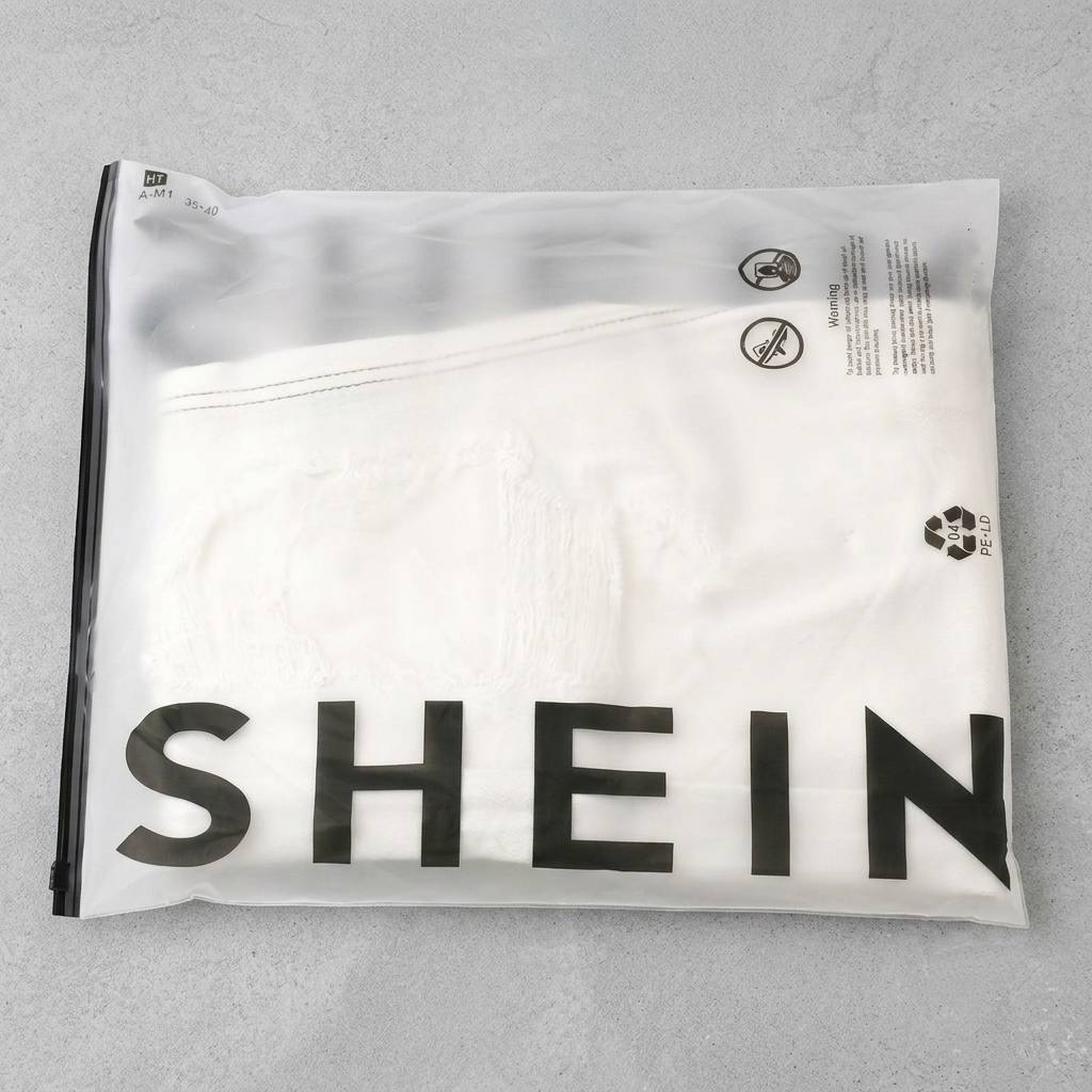 Modern Custom Designed Zipper Bags For Clothing Retail Stores