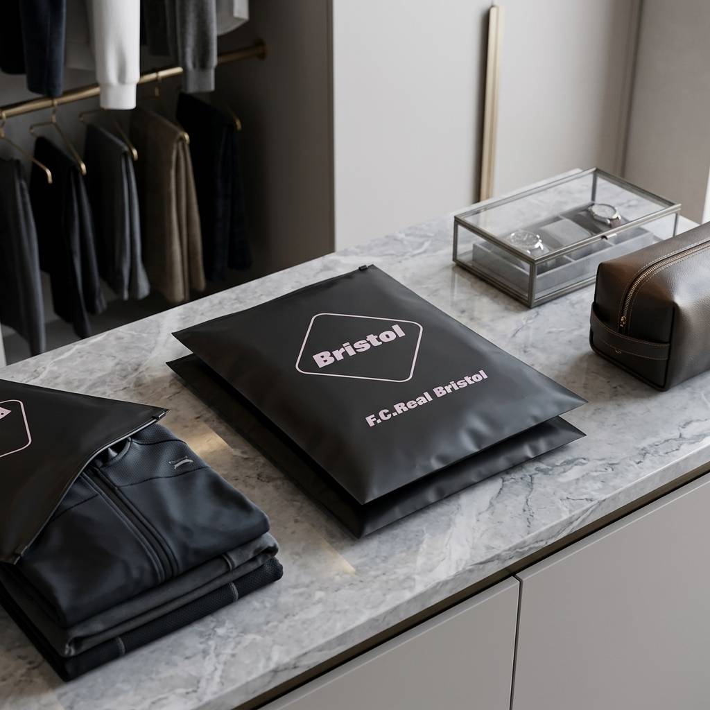 Personalized Custom Logo Clothing Printing Resealable Black Zipper Plastic Bag Personalized Custom Logo Clothing Printing Resealable Black Zipper Plastic Bag