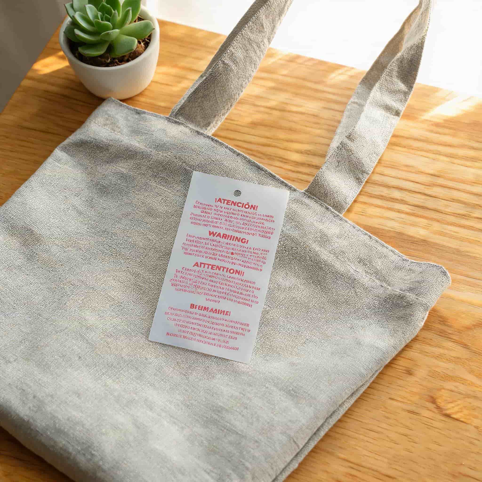 Custom Luxury Garment Tags Print Logo Plastic Hang Tag with String Paper
