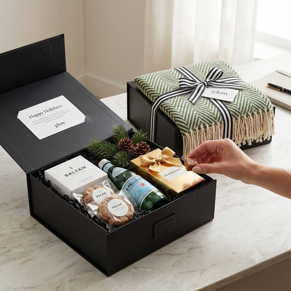 Custom Business Magnetic Gift Boxes For Corporate Client Gifts
