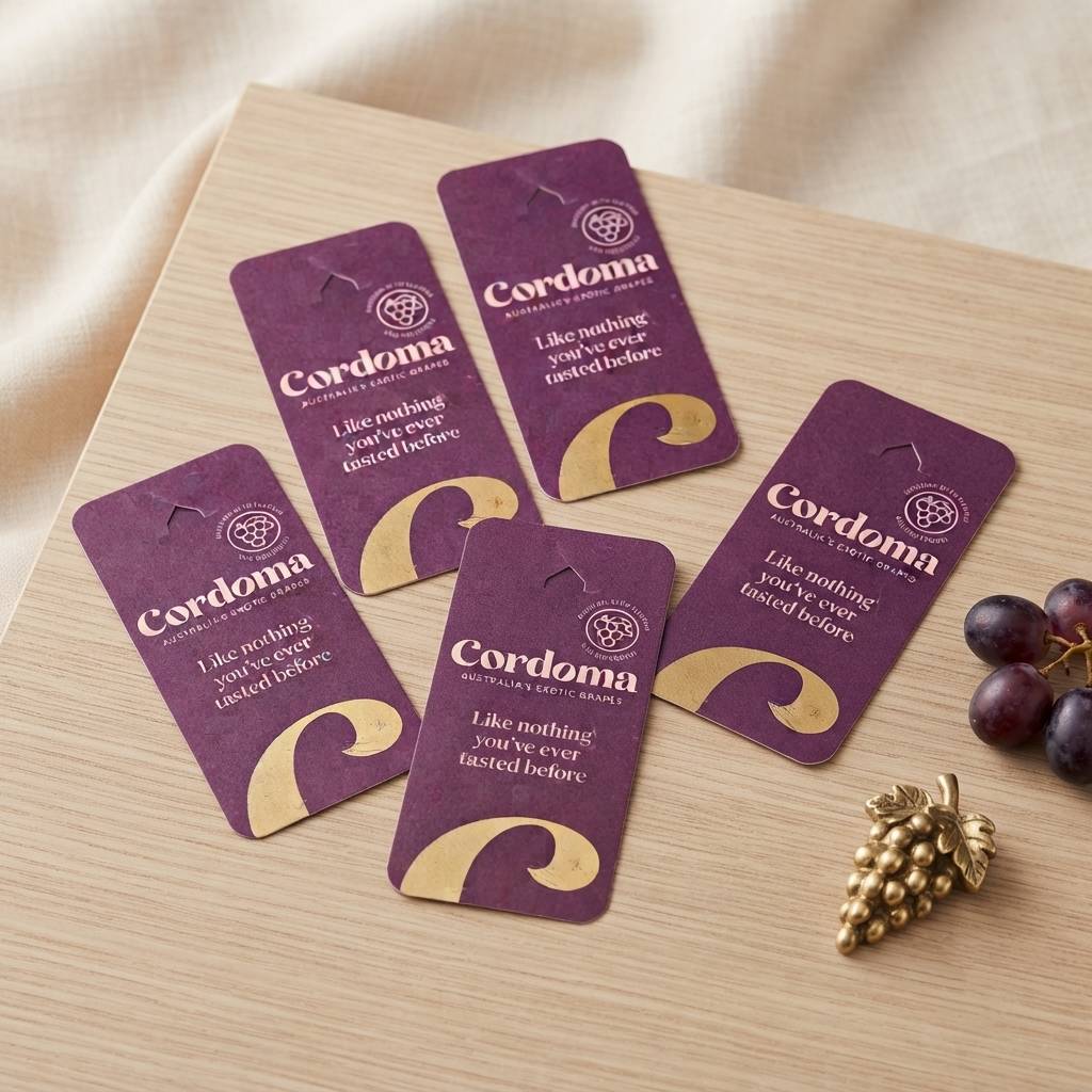 Custom Printed Fruit Hang Tags For Premium Produce Branding