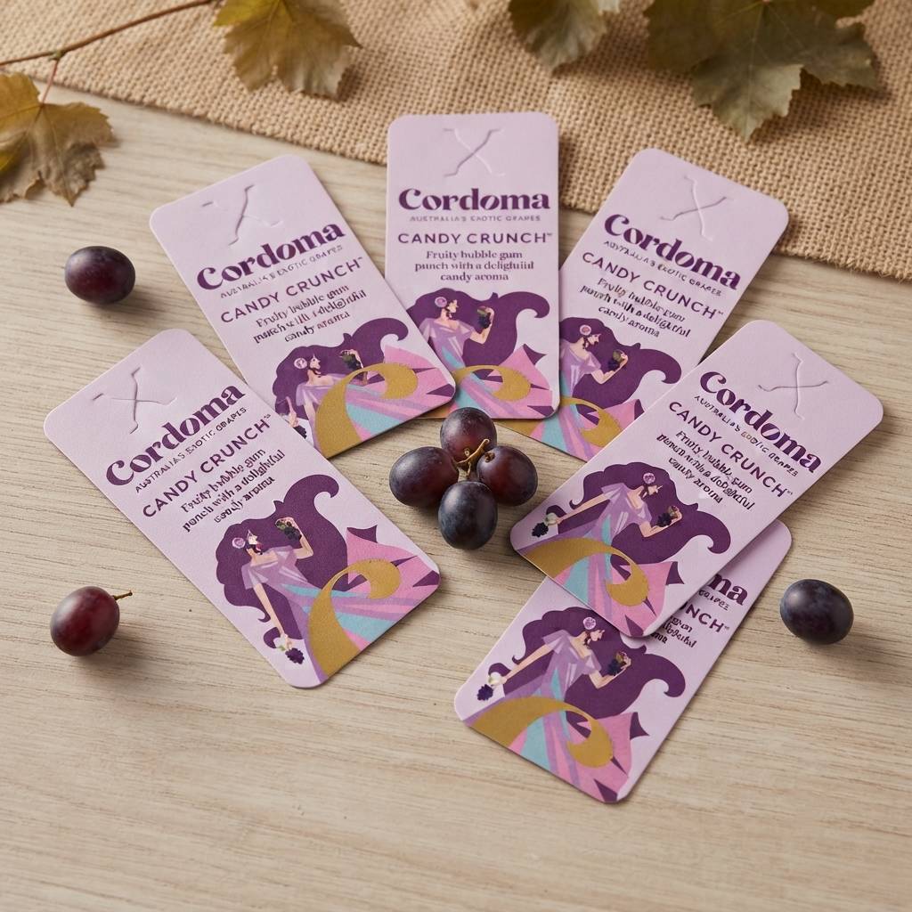 Eco-Friendly Fruit Labels Fresh Produce Packaging Hang Tags with Logo Printing