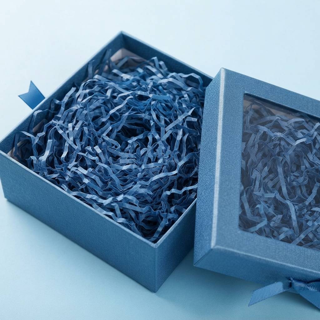 Eco-Friendly Crinkle Shredded Paper For Luxury Product Display