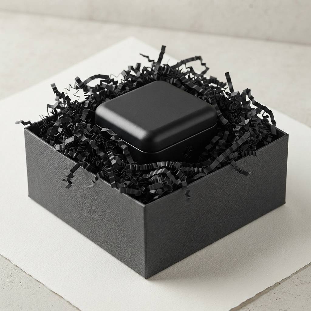 Eco-Friendly Matte Black Shredded Paper Filler for Creative Gift Packaging