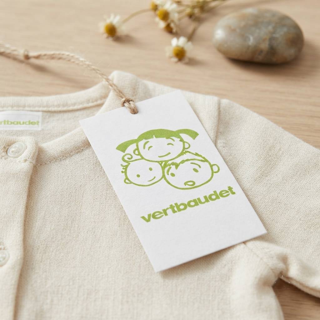 Custom Garment Tags Matte White Paper Tags for Clothing Packaging