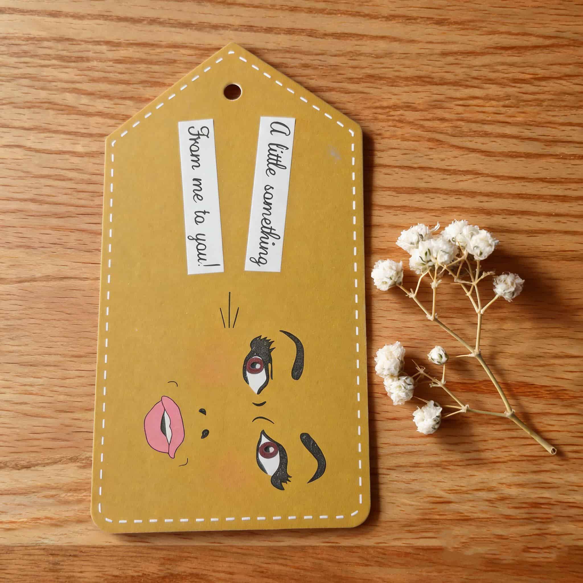 Custom Printing Clothes tags Embossed Paper Hang Tag with Creative Illustration Custom Printing Clothes tags Embossed Paper Hang Tag with Creative Illustration