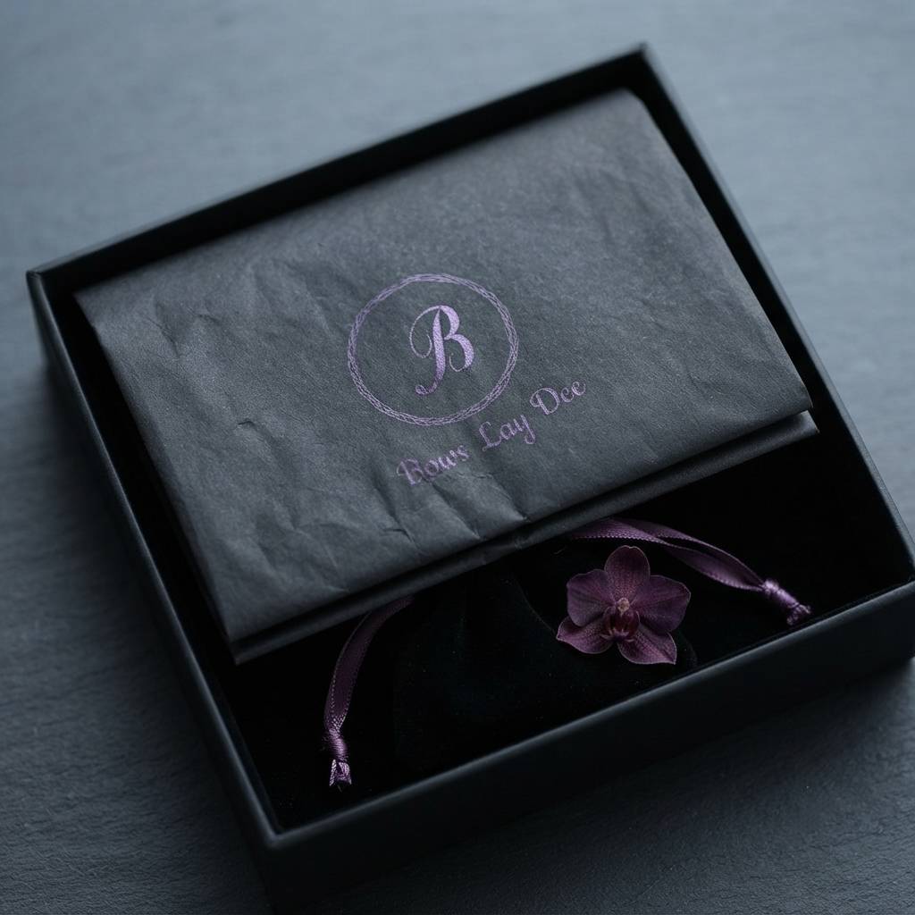 Premium Personalized Black Wrapping Paper For High-End Boutique Brands