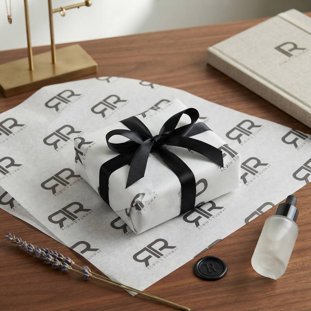 Elegant Custom Branded Wrapping Tissue For Professional Unboxing