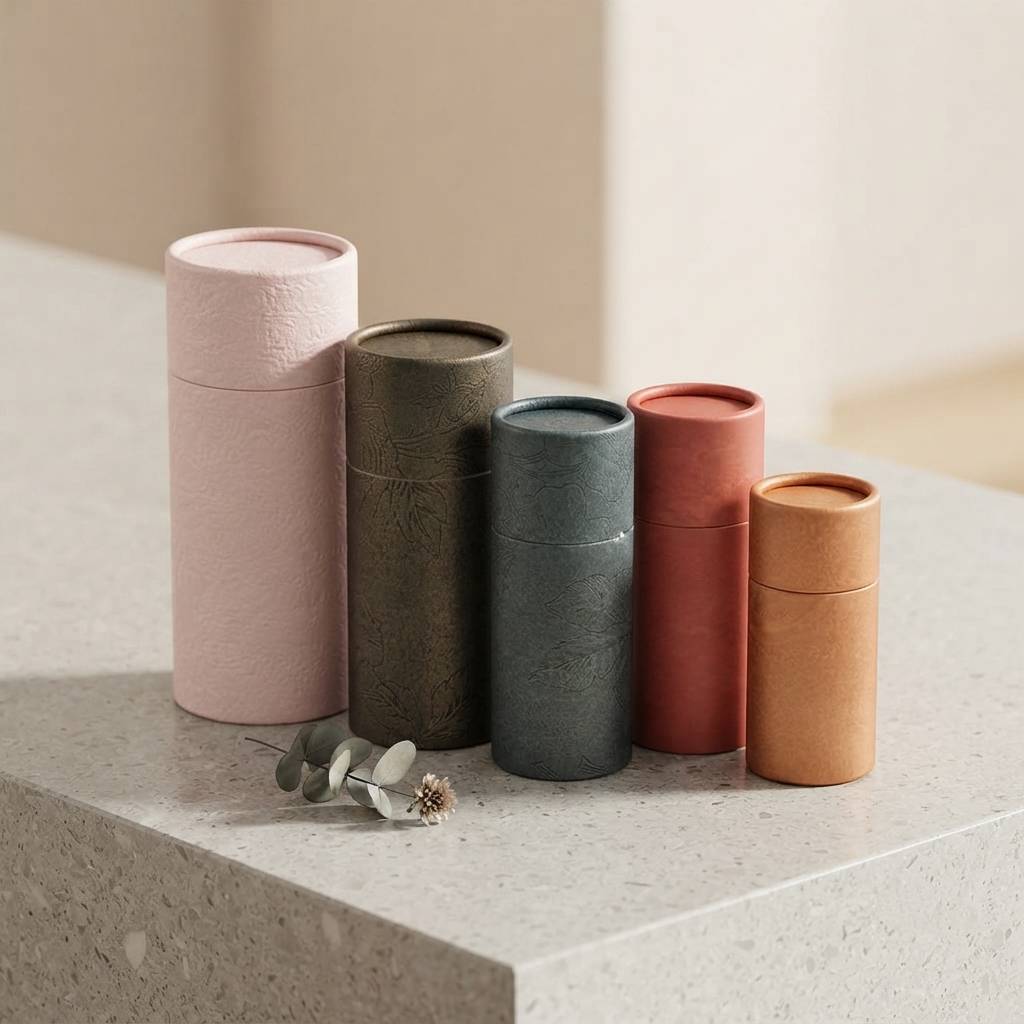 Custom Cosmetic Round Cardboard Paper Tube for Perfume Gift Packaging Custom Cosmetic Round Cardboard Paper Tube for Perfume Gift Packaging