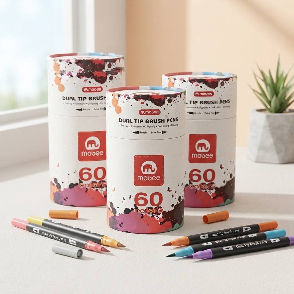 Premium Custom Designed Paper Tube for Boutique Brand Shipping