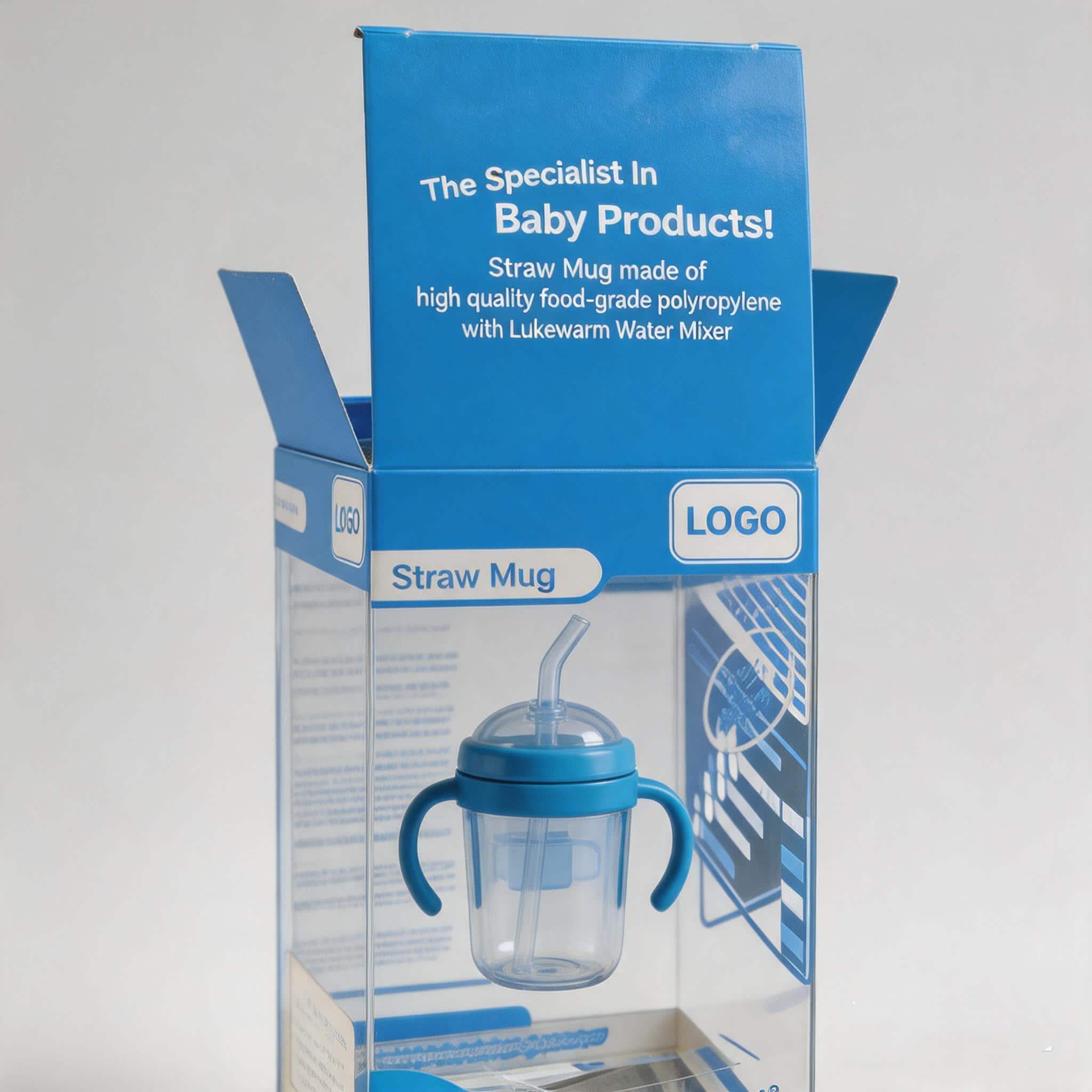 Food-Grade Clear PET Plastic Box Display Packaging Box for Baby Products Food-Grade Clear PET Plastic Box Display Packaging Box for Baby Products