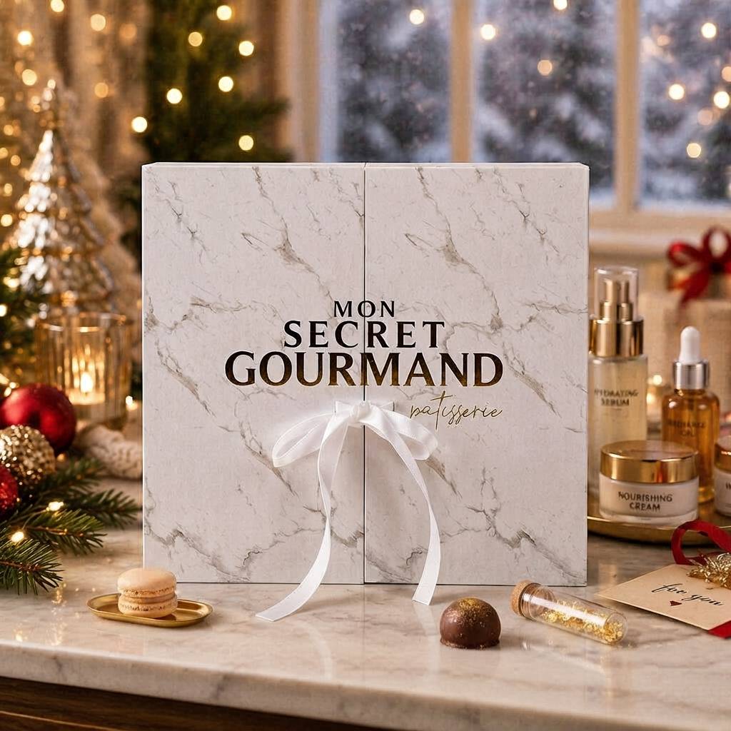Folding Rigid Holiday Countdown Boxes For Brand Retail