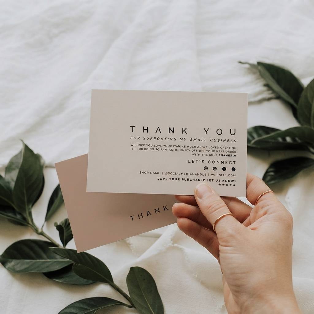 Wholesale Custom Delicate Matte Finish Thank Note Cards Greeting Cards for Gift Packaging Wholesale Custom Delicate Matte Finish Thank Note Cards Greeting Cards for Gift Packaging