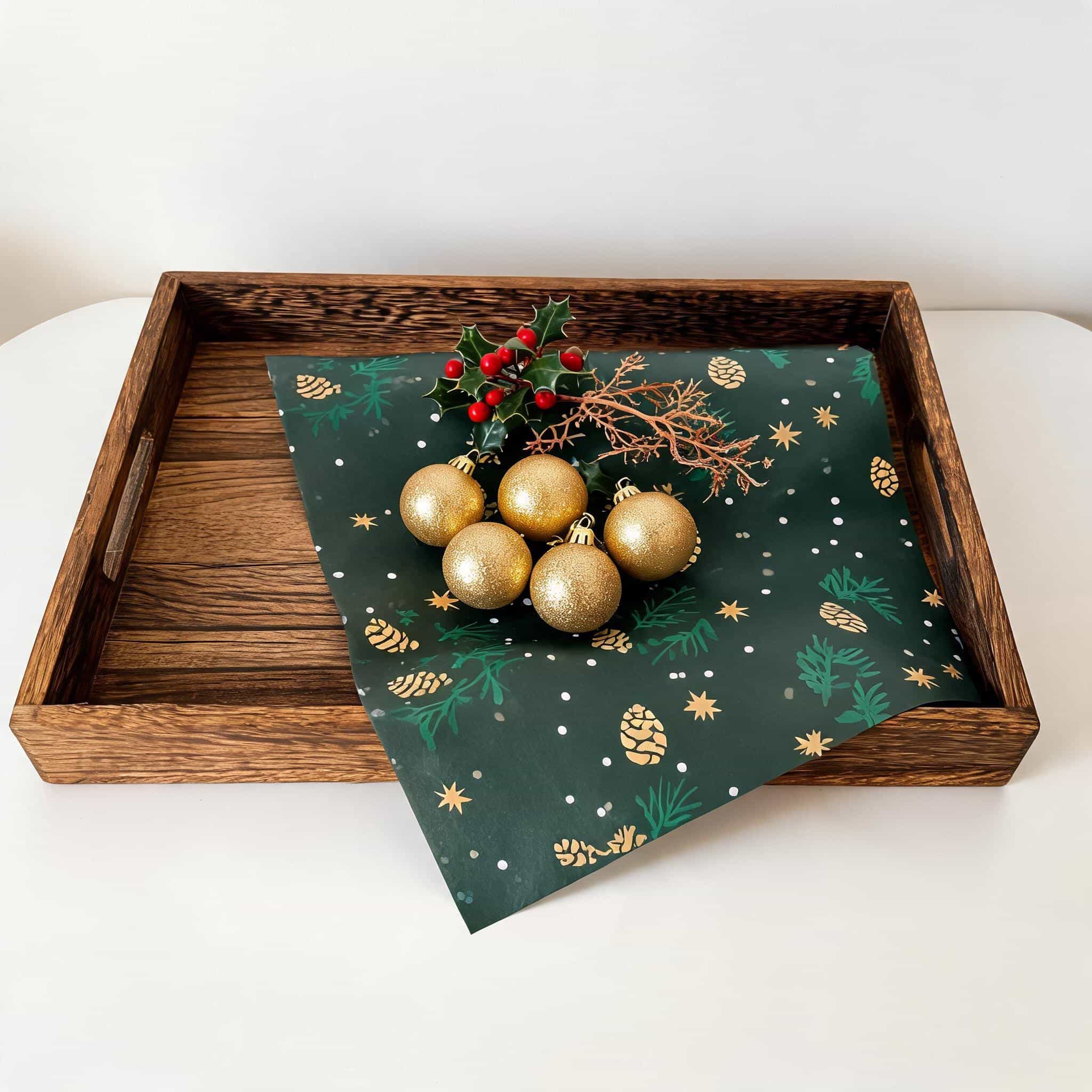Eco Friendly Printed Tissue Paper Custom Design Christmas Wrapping Sheets For Product Packaging