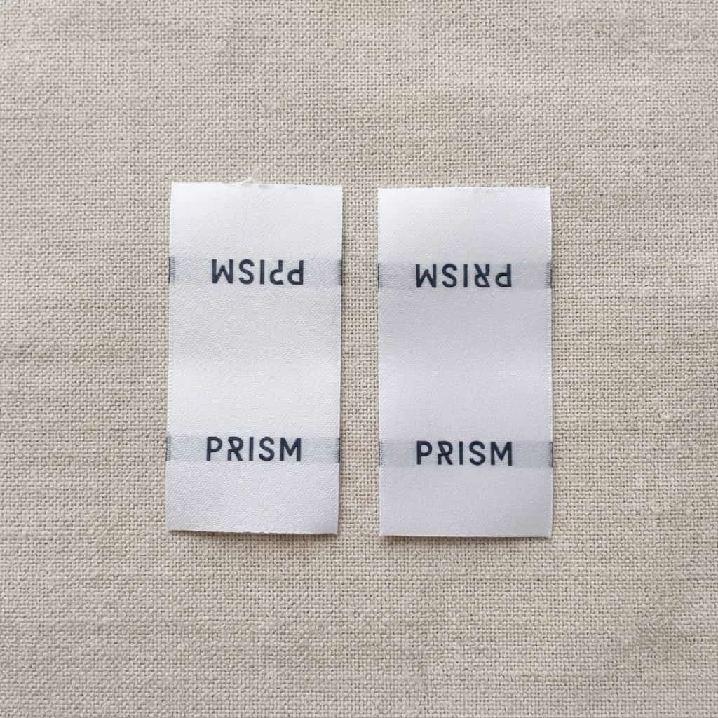 Wholesale Custom Logo Neck Size Labels Center Fold Woven Label Tag for Clothing Wholesale Custom Logo Neck Size Labels Center Fold Woven Label Tag for Clothing