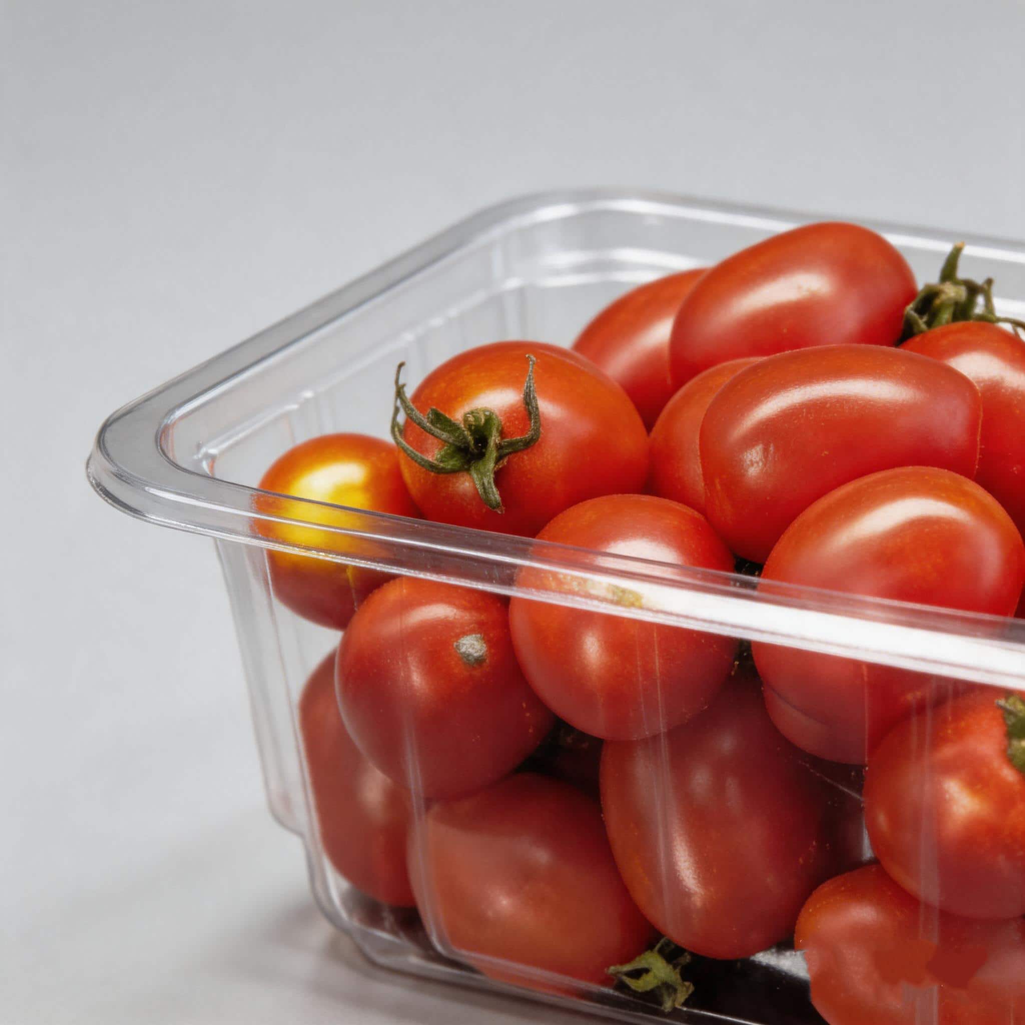 Wholesale Transparent PET Plastic Container For Fresh Berries And Tomatoes