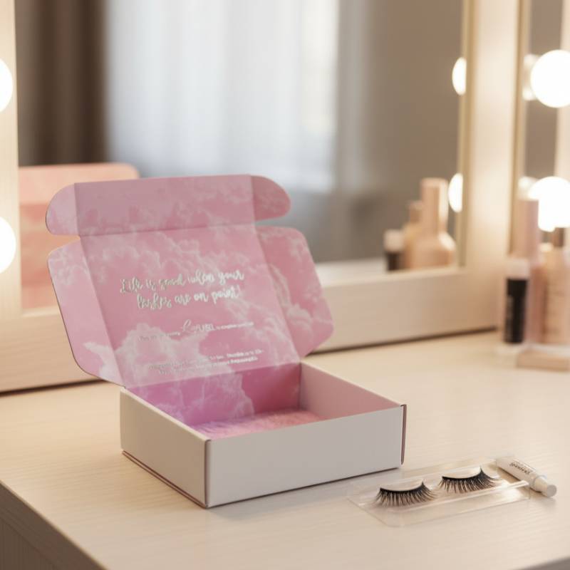 Wholesale Custom Printed Paper Shipping Box With Dreamy Cloud Design Wholesale Custom Printed Paper Shipping Box With Dreamy Cloud Design