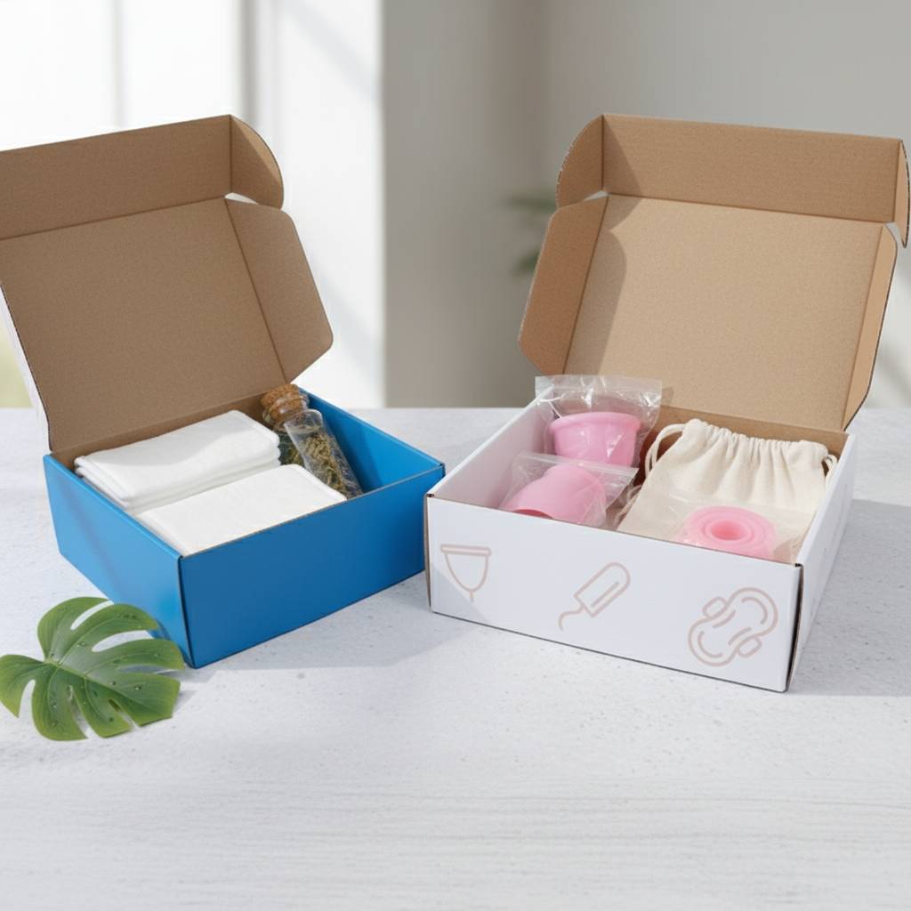 Custom Aesthetic Patterned Gift Box For Feminine Hygiene Brands