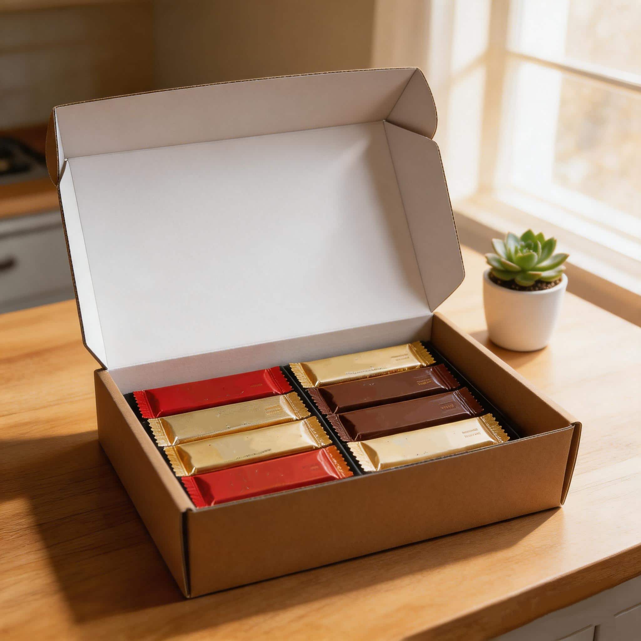 Custom Kraft Corrugated Mailer Box For Artisan Chocolate Packaging Custom Kraft Corrugated Mailer Box For Artisan Chocolate Packaging