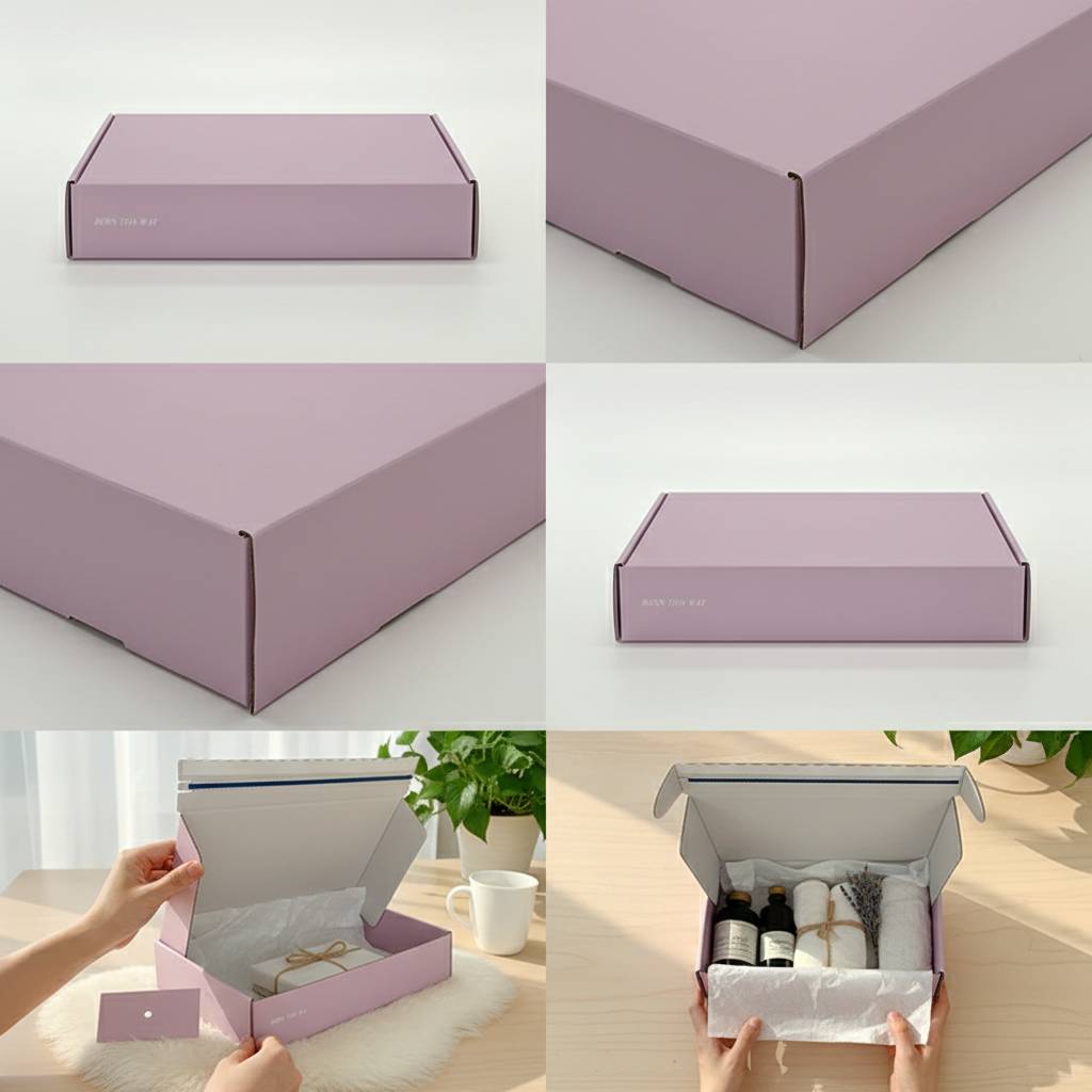 Custom Pastel Pink Corrugated Mailer Box For Luxury Gift Packaging Custom Pastel Pink Corrugated Mailer Box For Luxury Gift Packaging