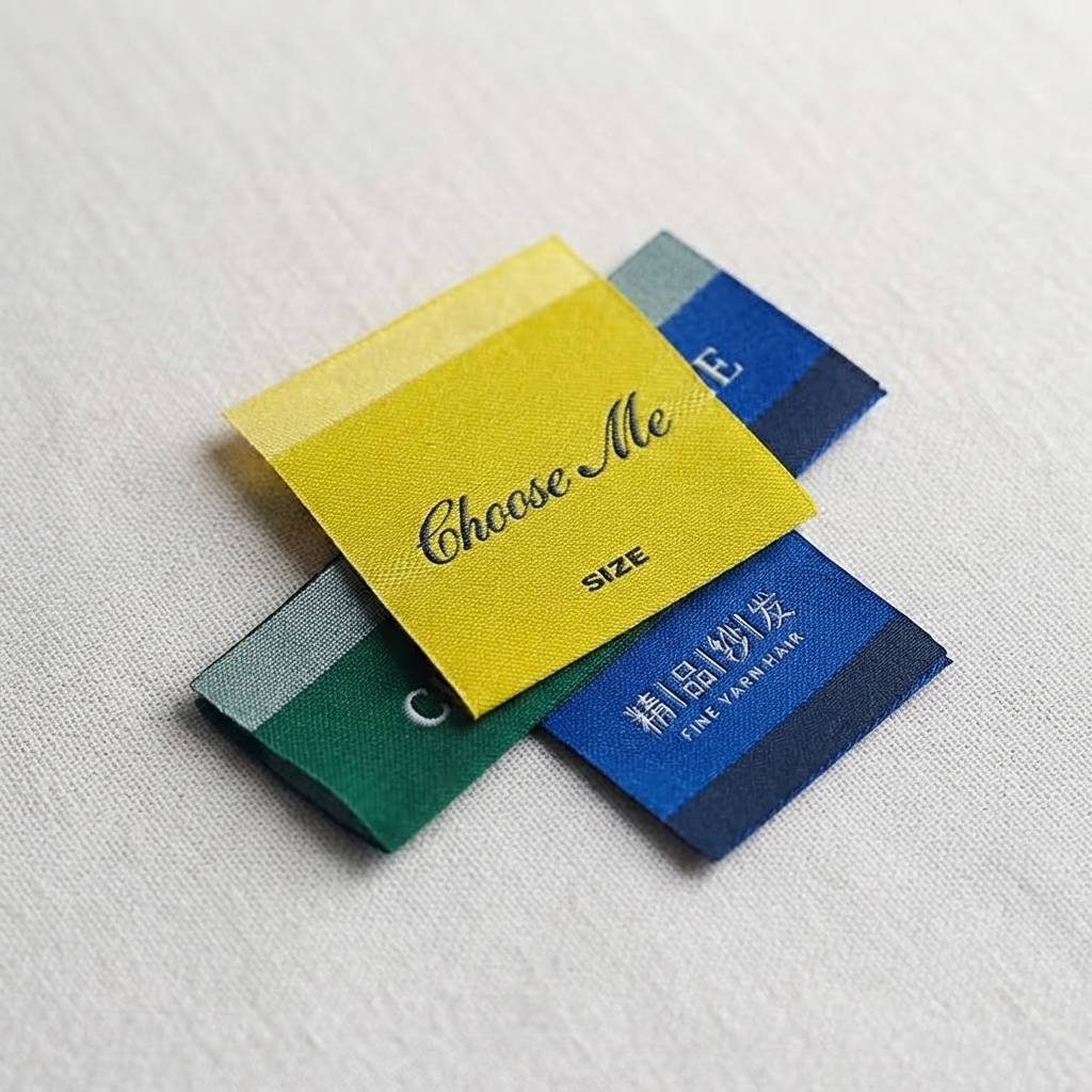 Personalized Multi Color Clothing Labels For Premium Garments