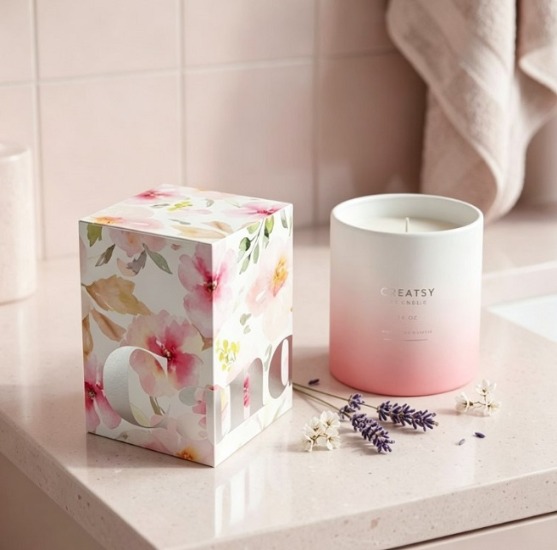 Premium Branded Candle Gift Paper Box Premium Branded Candle Gift Paper Box