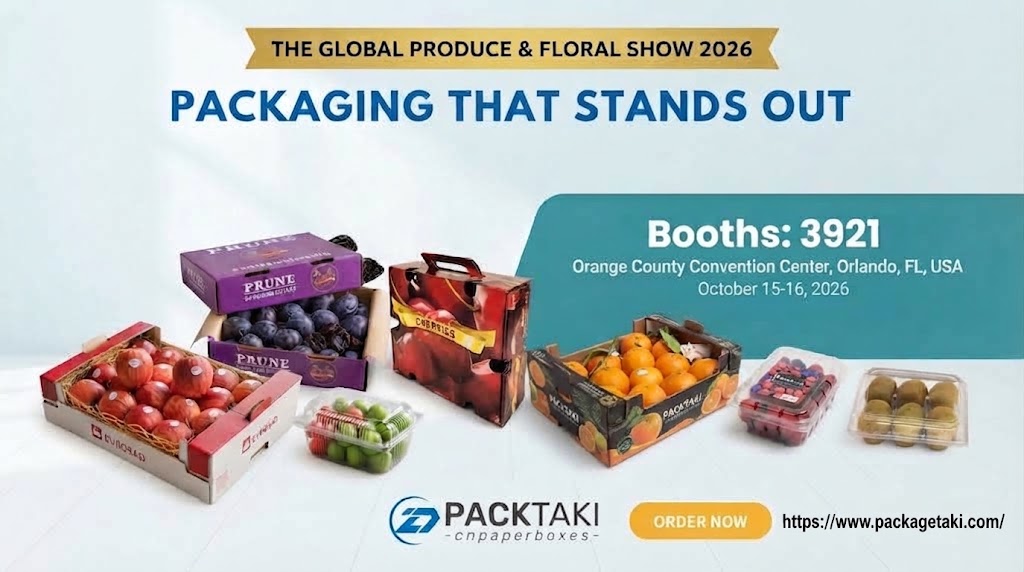 Join PACKTAKI at Booth 3921: Discover Eco-Friendly Fresh Produce Packaging at The Global Produce & Floral Show 2026 Join PACKTAKI at Booth 3921: Discover Eco-Friendly Fresh Produce Packaging at The Global Produce & Floral Show 2026